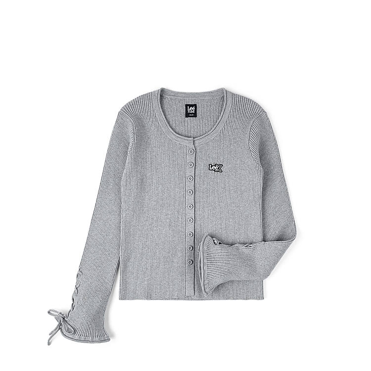 Lee Lee Sweaters Women's Crew Neck Moderate Cardigan