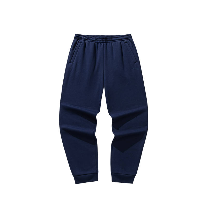 Anta Fleece Lined Thermal, Training Running, Casual Versatile, Campus Commute, Ankle Cuff Sweatpants Men's
