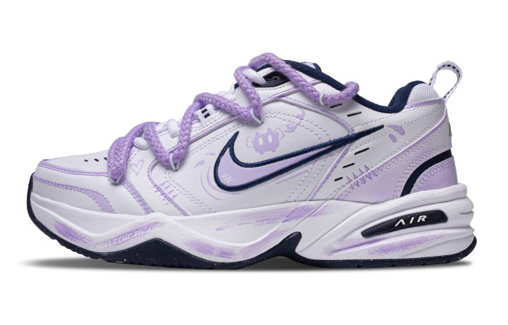 Nike Nike Air Monarch 4 Pandora's Creation, Demon Low top Chunky Sneakers Unisex White Purple