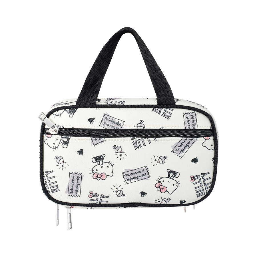 Sanrio Hello Kitty Canvas Handbag Women's Black
