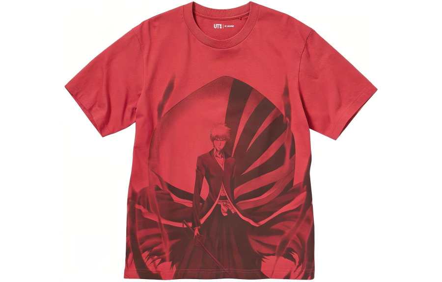 UNIQLO X BLEACH SS23 T Shirt Unisex Agate Red