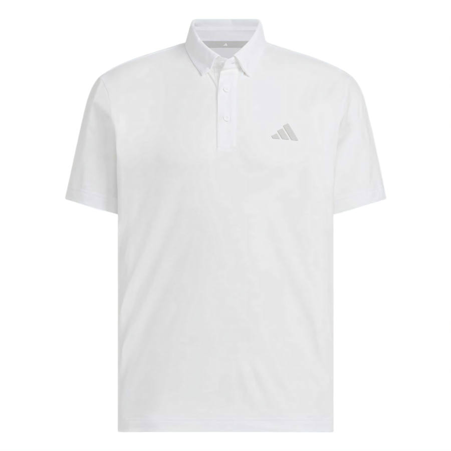 Adidas Adidas Golf Clothing Men's White Lapel Moderate