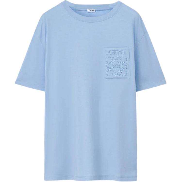 LOEWE Logo Embroidered Crewneck T Shirt