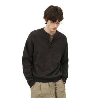 714STREET Sweaters Unisex Henry Collar Moderate Other