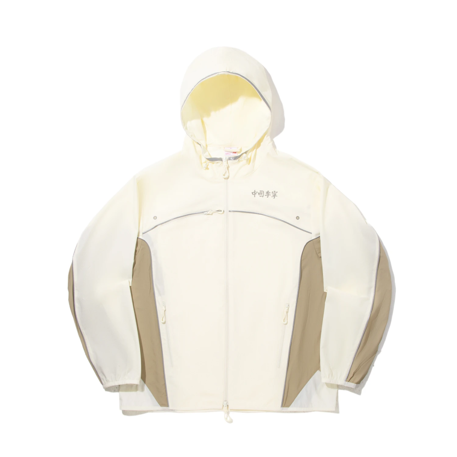 Li-Ning Li Ning Trench Coats Men's Chinchilla Brown/Ecru Hooded Moderate Other