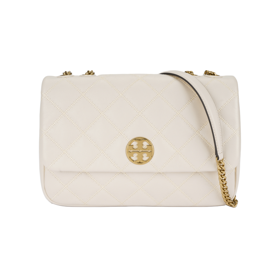 TORY BURCH TORY BURCH Leather Shoulder Bag Women's White