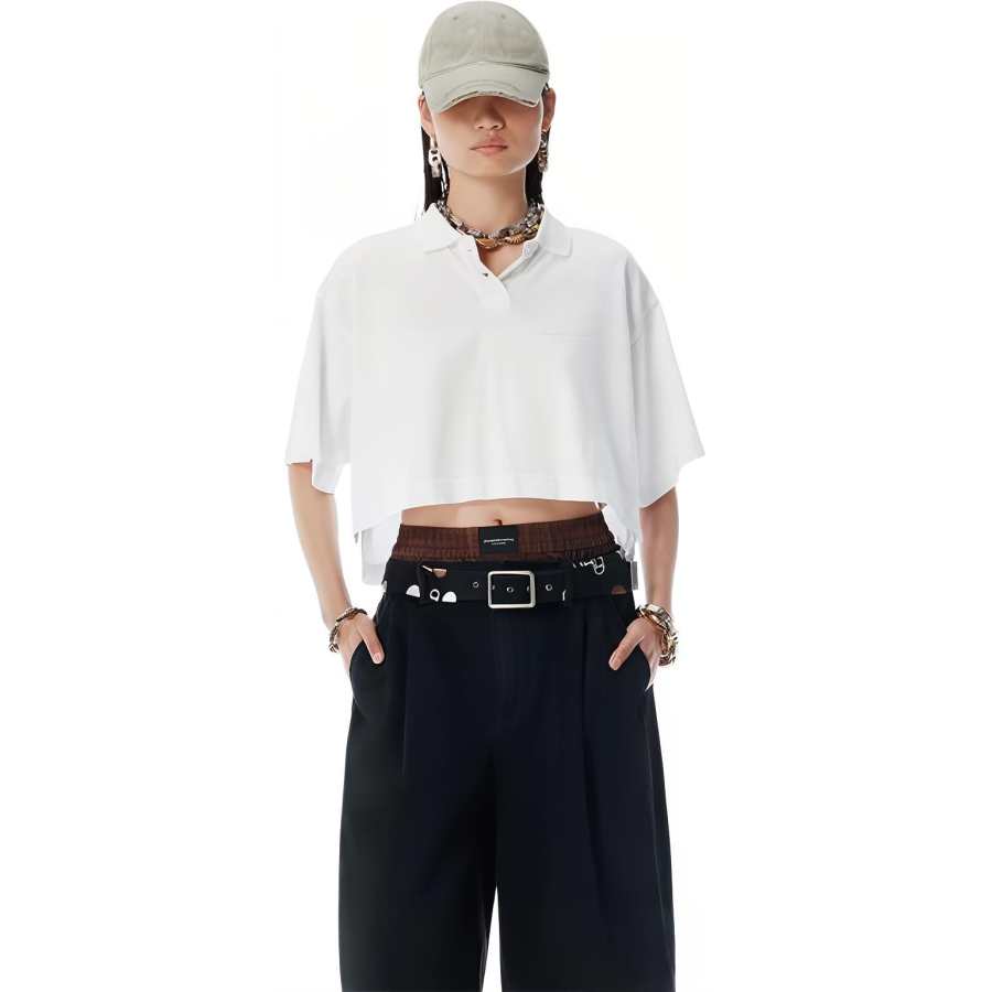 Alexander Wang Crop Top Women's Vintage White