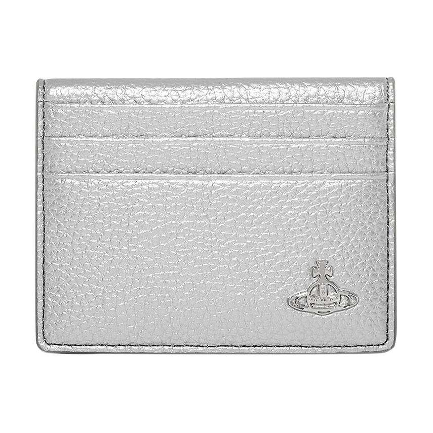 Vivienne Westwood Man PU Polyurethane Card Holder Men's Silver