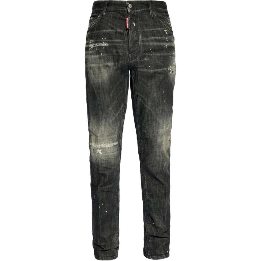 DSQUARED 2 Dsquared2 Straight Leg Distressed Jeans
