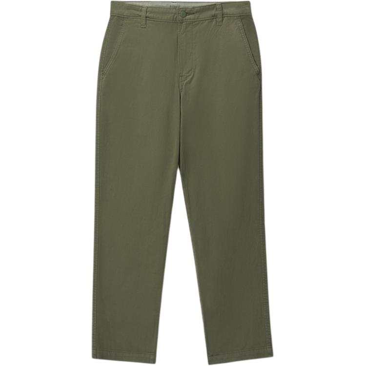 Levis Jeans Men's Olive Green Moderate Straight Fit Pants