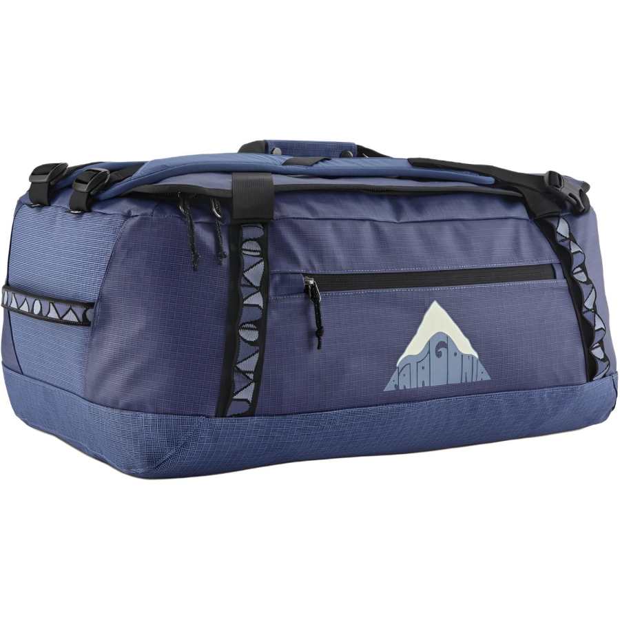 Patagonia 55L Recycled Polyester Travel Bag Unisex Blue