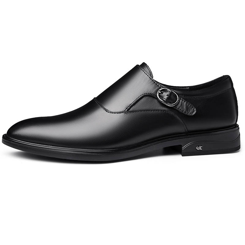 PAIBLOKS Dress Shoes Men's Low Top Black Brown