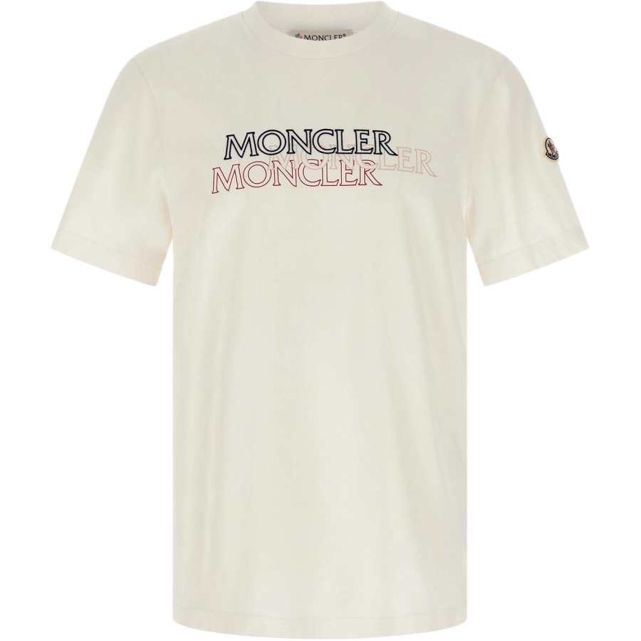 Moncler Logo Printed Crewneck T Shirt