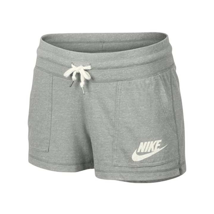 Nike Nike Sports Shorts Women's Gray Moderate Knitted Shorts
