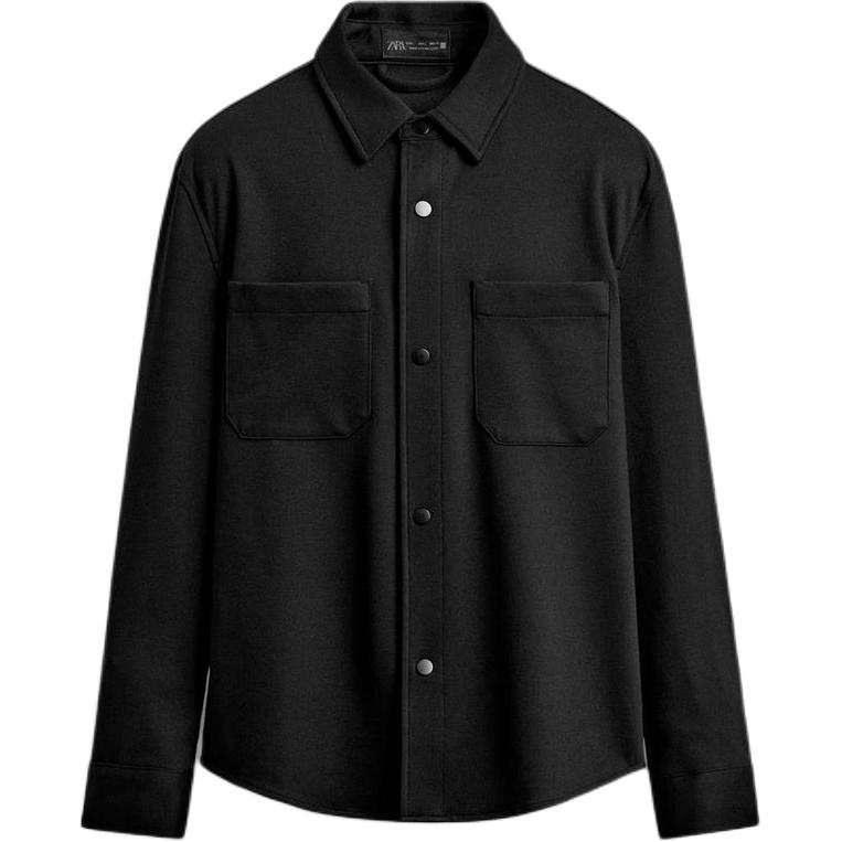 ZARA ZARA Jackets Men's Black Lapel Moderate Other