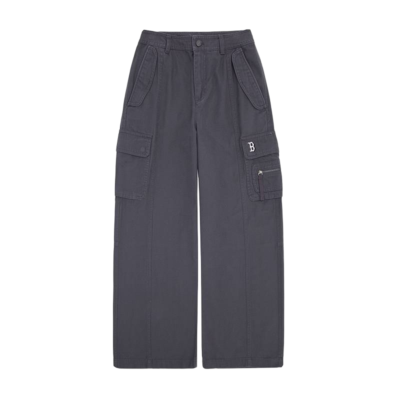MLB MLB Boston Red Sox Basic Collection 25FW Cargo Pants Women's Standard Charcoal Gray