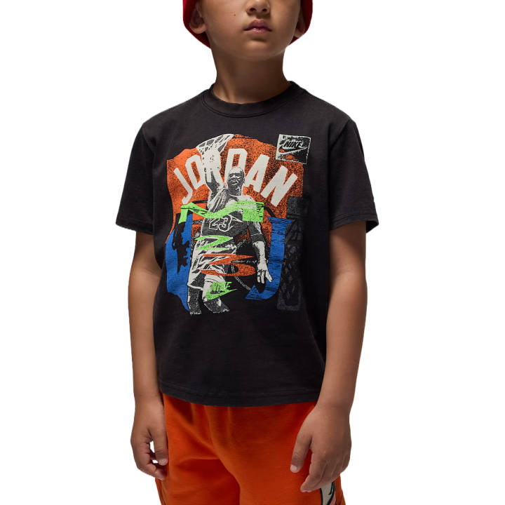Jordan Jordan T Shirt Throwback Slam Children Aged 3 7 Years Old