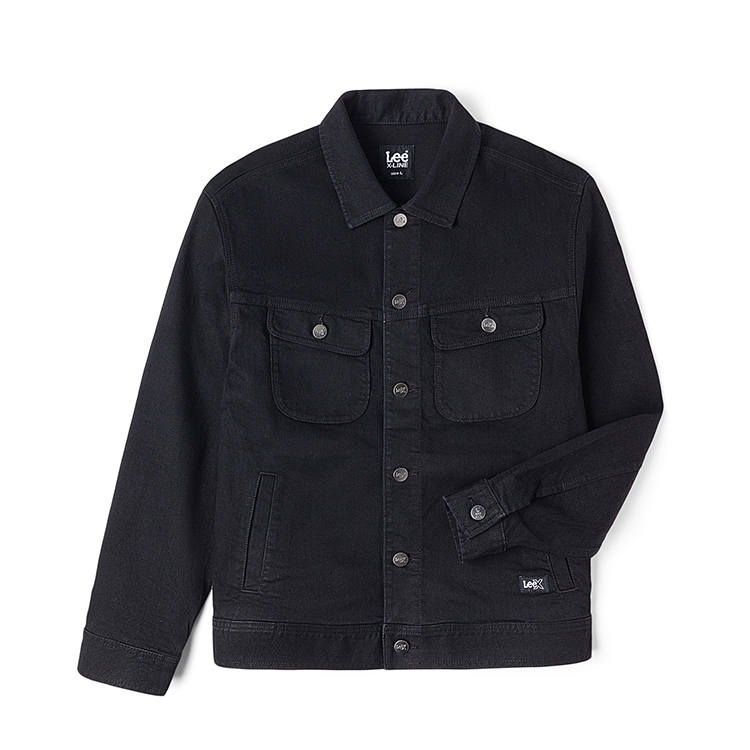 Lee Lee Denim Jackets Men's Lapel Moderate Straight Fit