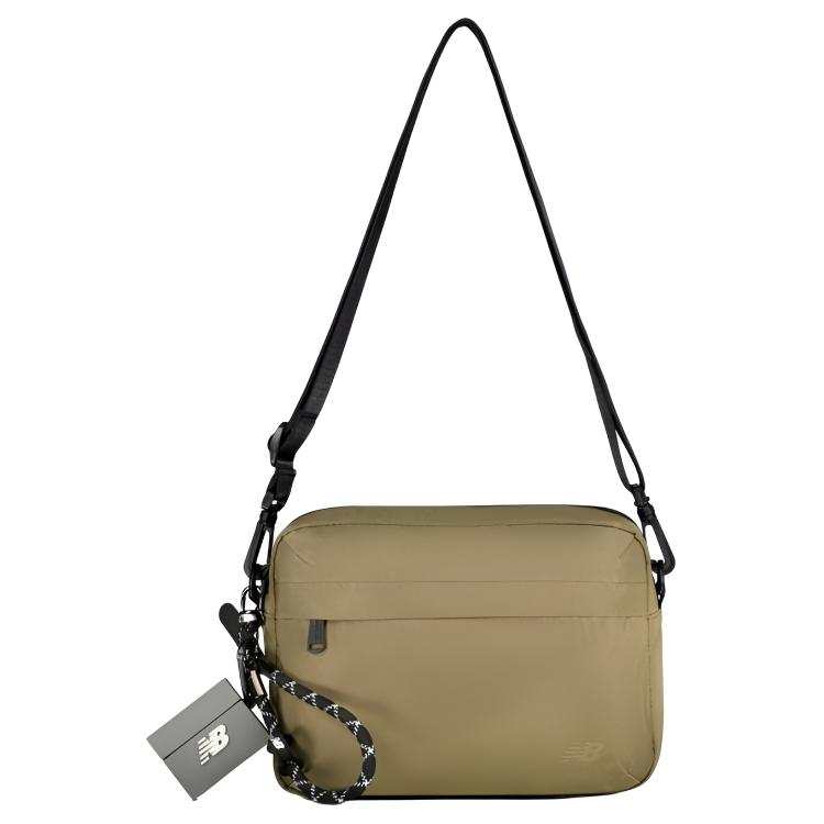 New Balance New Balance Fabric Shoulder Bag, Crossbody Bag Unisex Khaki