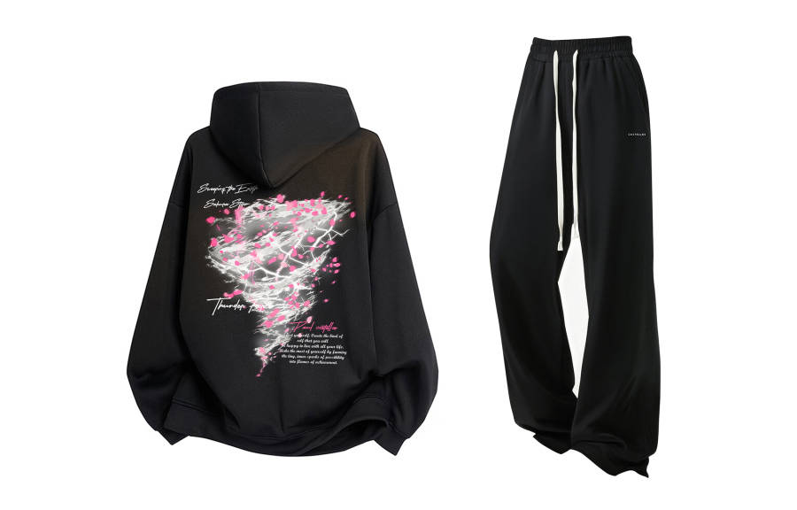 PAUL COSTELLOE Sweatshirt Sets Unisex Hooded Moderate