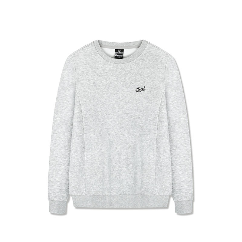 361° Sweatshirts Women's Light Tile Heather Gray Crew Neck Moderate Regular