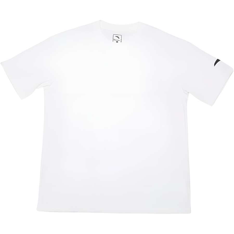 ANTA T Shirts Men's White Crew Neck Moderate