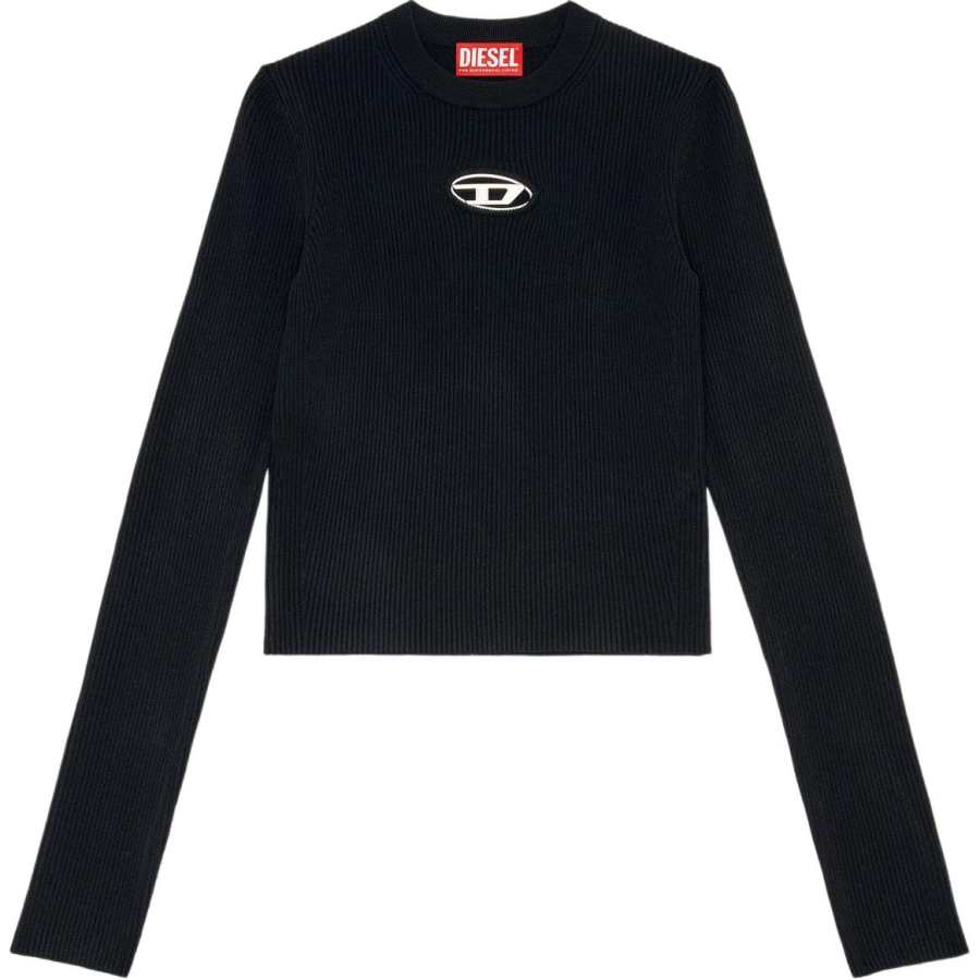 DIESEL M Valari Oval D Ribbed Knit Top