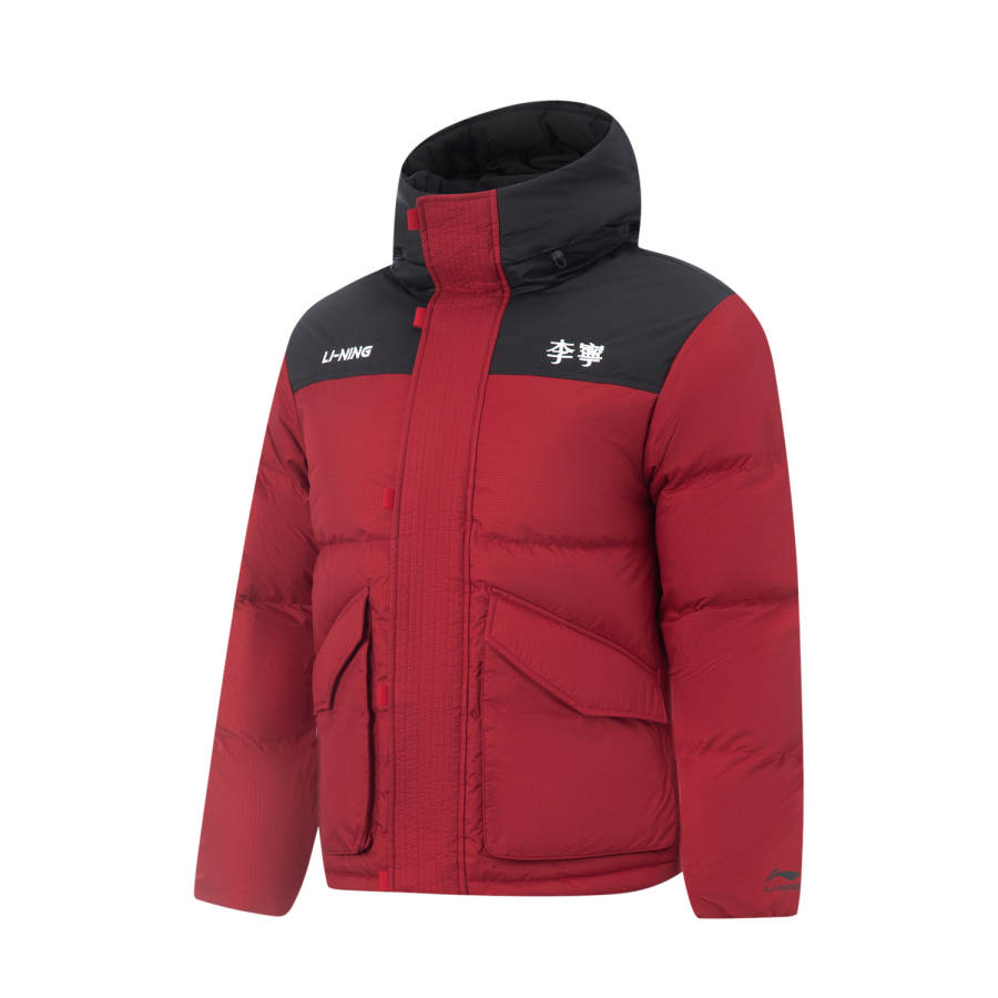 Li-Ning Li Ning Hot Pots Down Collection Down Jacket Unisex Red