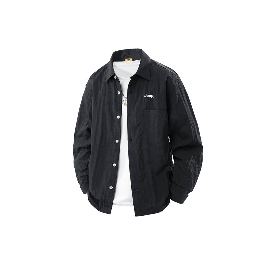 Jeep Jeep Shirts Unisex Lapel Thin Workwear