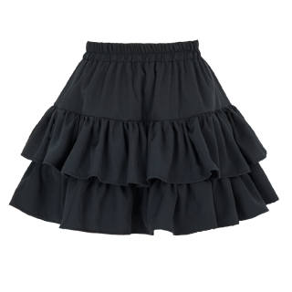 MM Casual Short Skirts Women's Thin Short Tiered Skirt