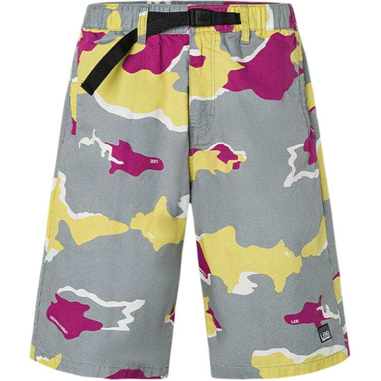 Lee Lee Casual Shorts Men's Camouflage Print Moderate