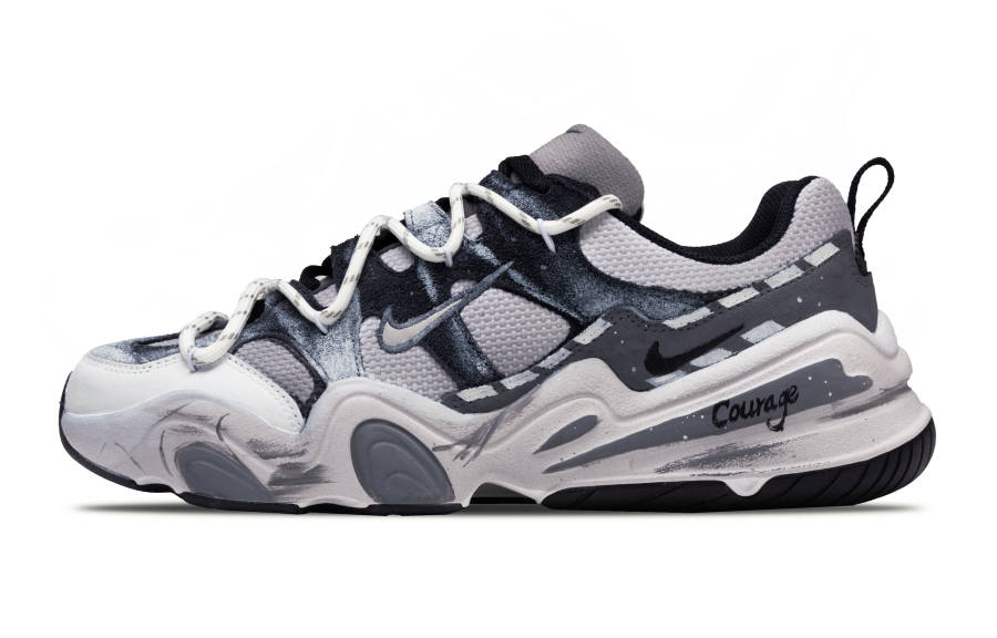 Nike Nike Tech Hera Gray Tone Old Stories, Cool Innovation Space Abrasion Resistant Abrasion Resistant Low top Casual Shoes