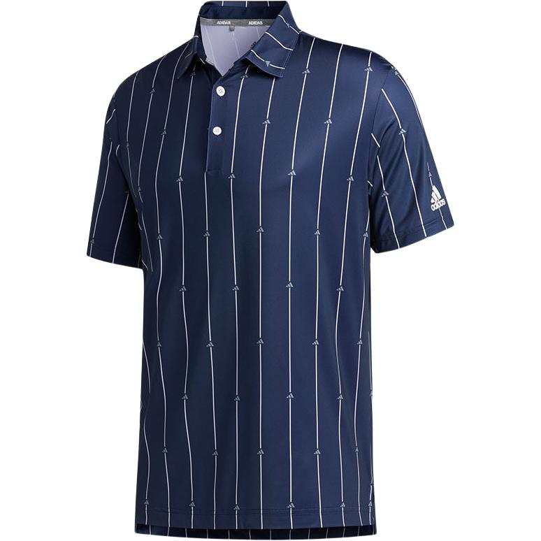 Adidas Adidas Polo Shirts Men's Blue Polo Collar Moderate Straight Fit