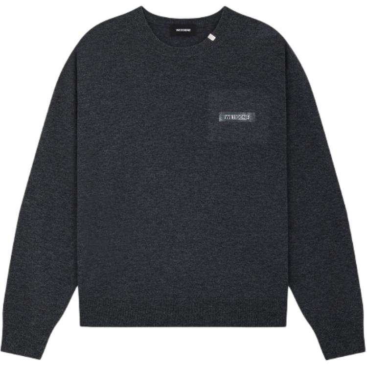 WE11DONE WE11DONE Sweaters Men's Gray Crew Neck Moderate