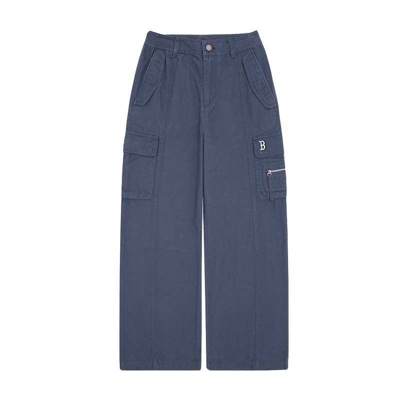 MLB MLB Boston Red Sox Basic Collection 25FW Cargo Pants Women's Light Denim
