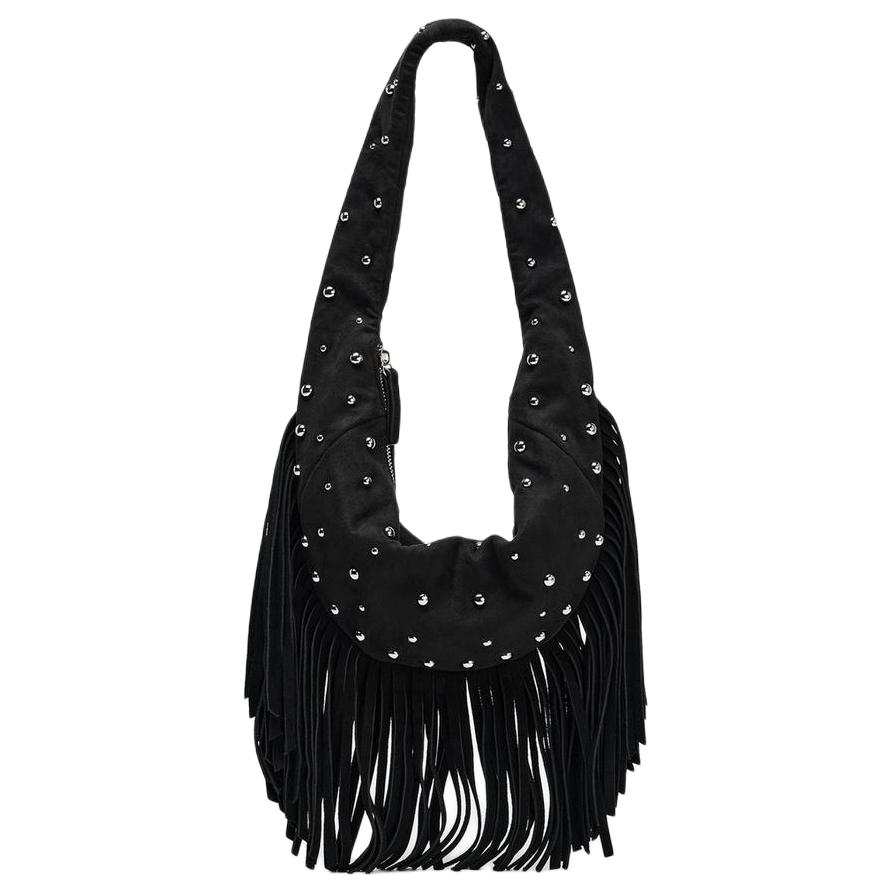 ZARA ZARA Polyester Shoulder Bag Women's Black