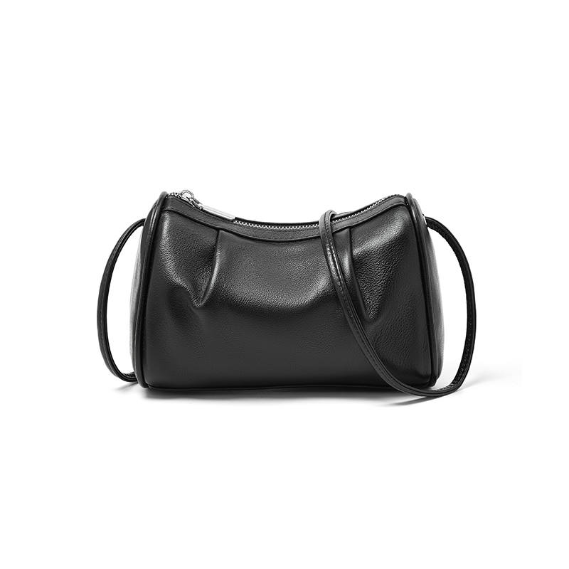 LAORENTOU Top Grain Cow Leather Shoulder Bag Regular Women's Multicolor