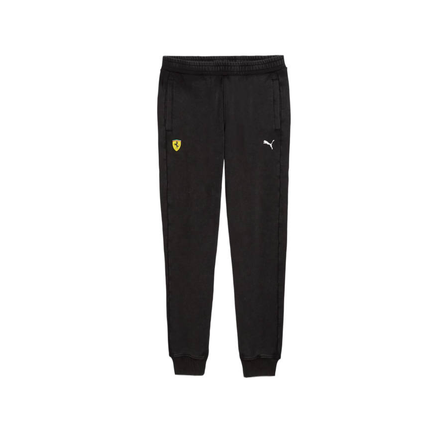 PUMA Casual Pants Men's Black Moderate Cuffed Pants