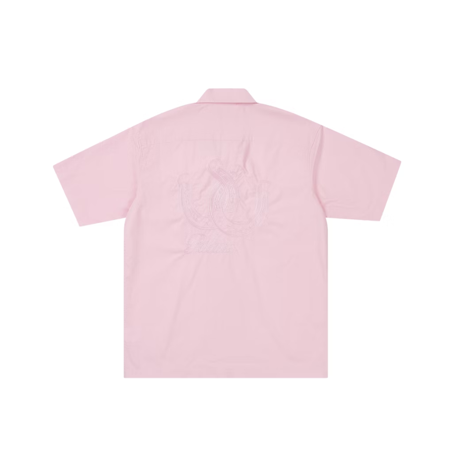 PALACE FW25 Shirts Unisex Pink Lapel Moderate Other