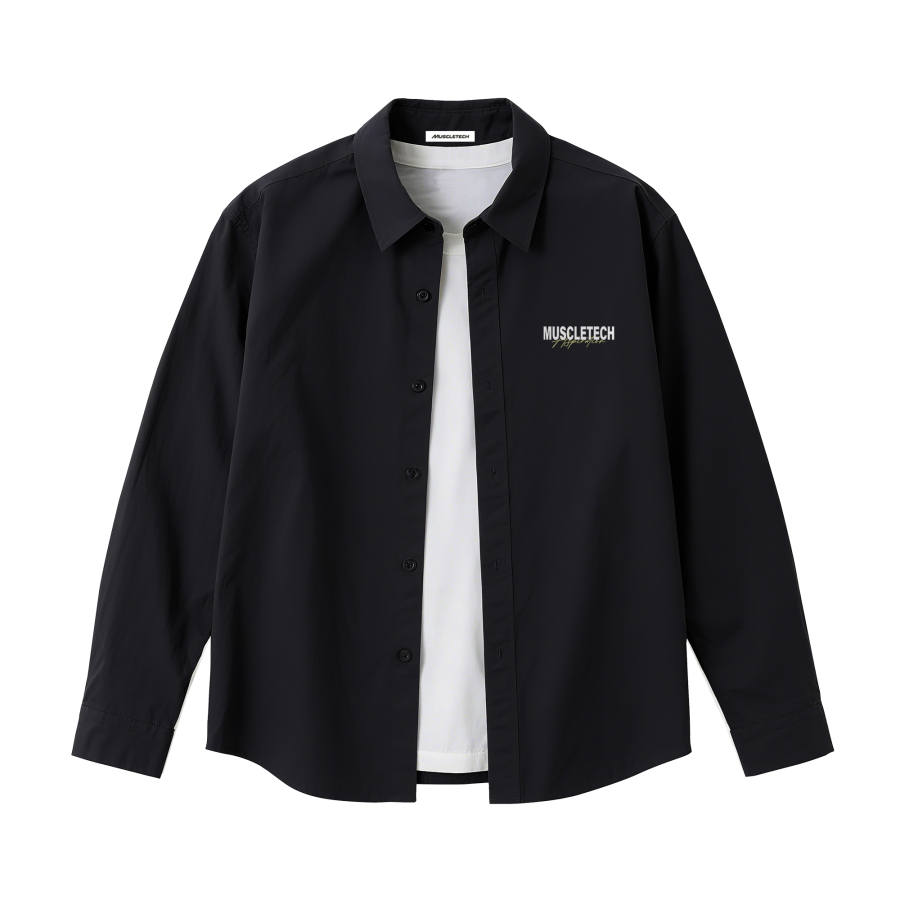 MUSCLETECH MUSCLETECH Shirts Unisex Lapel Moderate