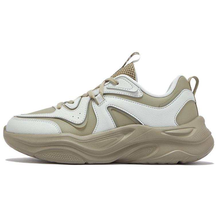 361° Wear resistant And Lightweight Low top Chunky Sneakers Women's Tea Green Gray