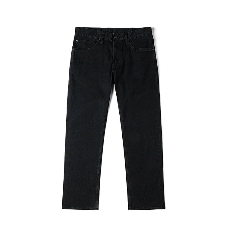 Lee Jeans Men's Black Gray Color Moderate Straight Fit Pants