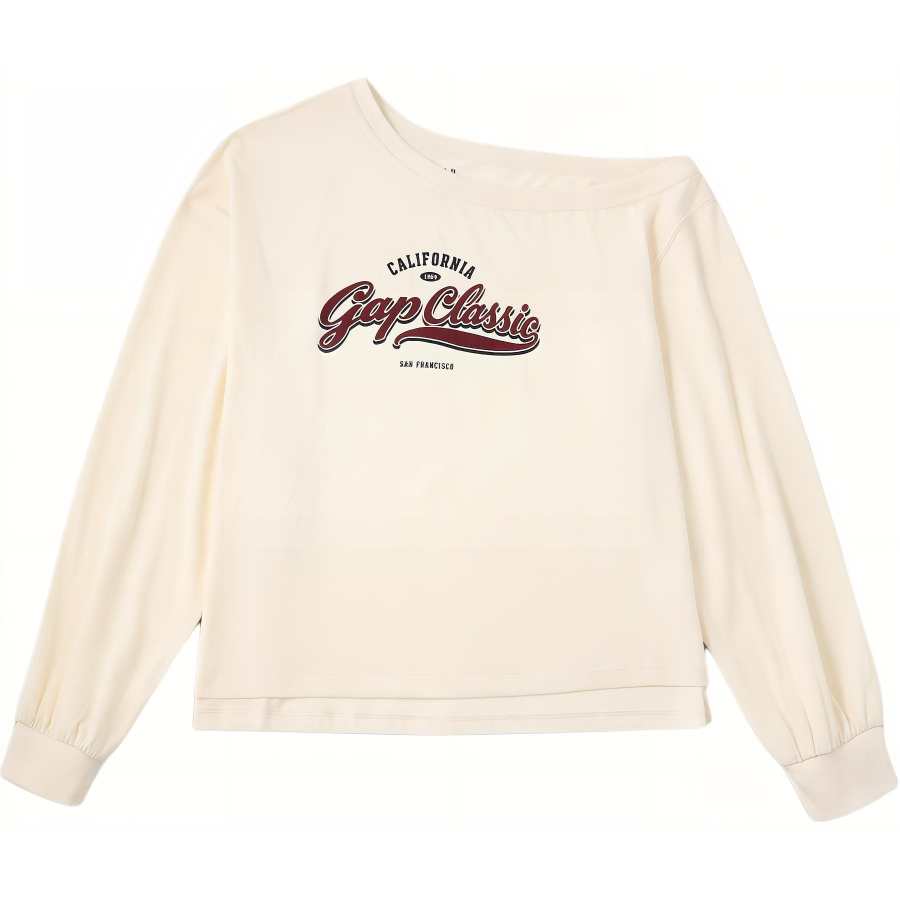 GAP T Shirts Women's Asymmetrical Collar Moderate Other