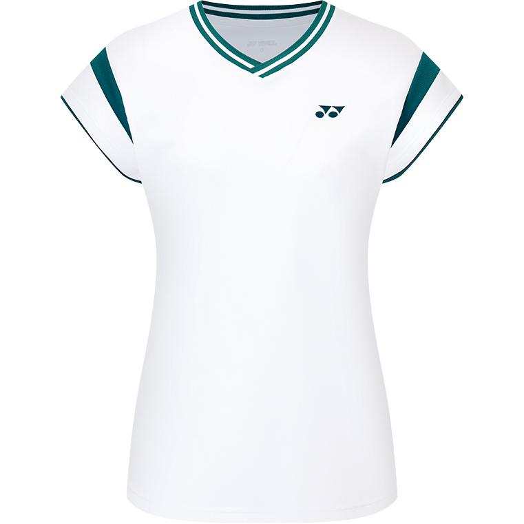 YONEX T Shirts Women's V Neck Moderate Straight Fit