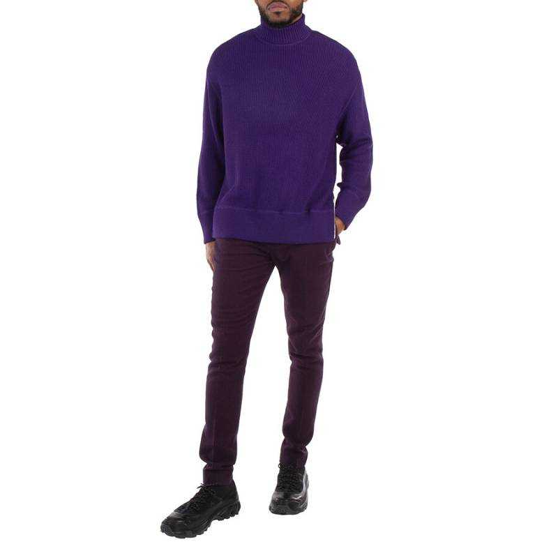 EMPORIO ARMANI Sweaters Men's Purple Turtleneck Moderate