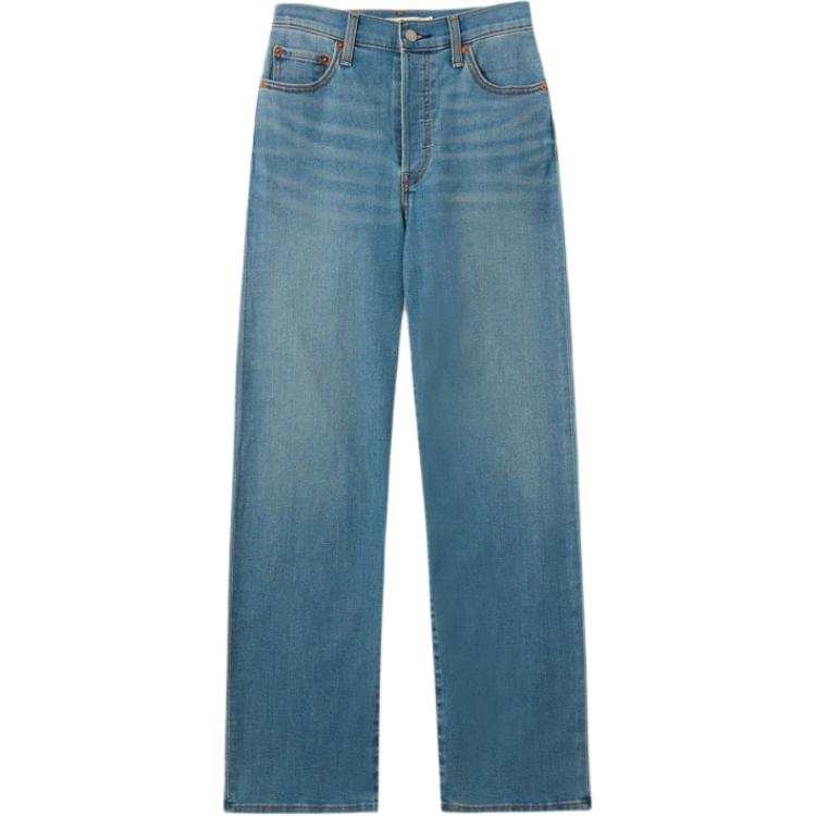 Levis Levis Jeans Women's Light Blue Moderate Straight Fit Pants