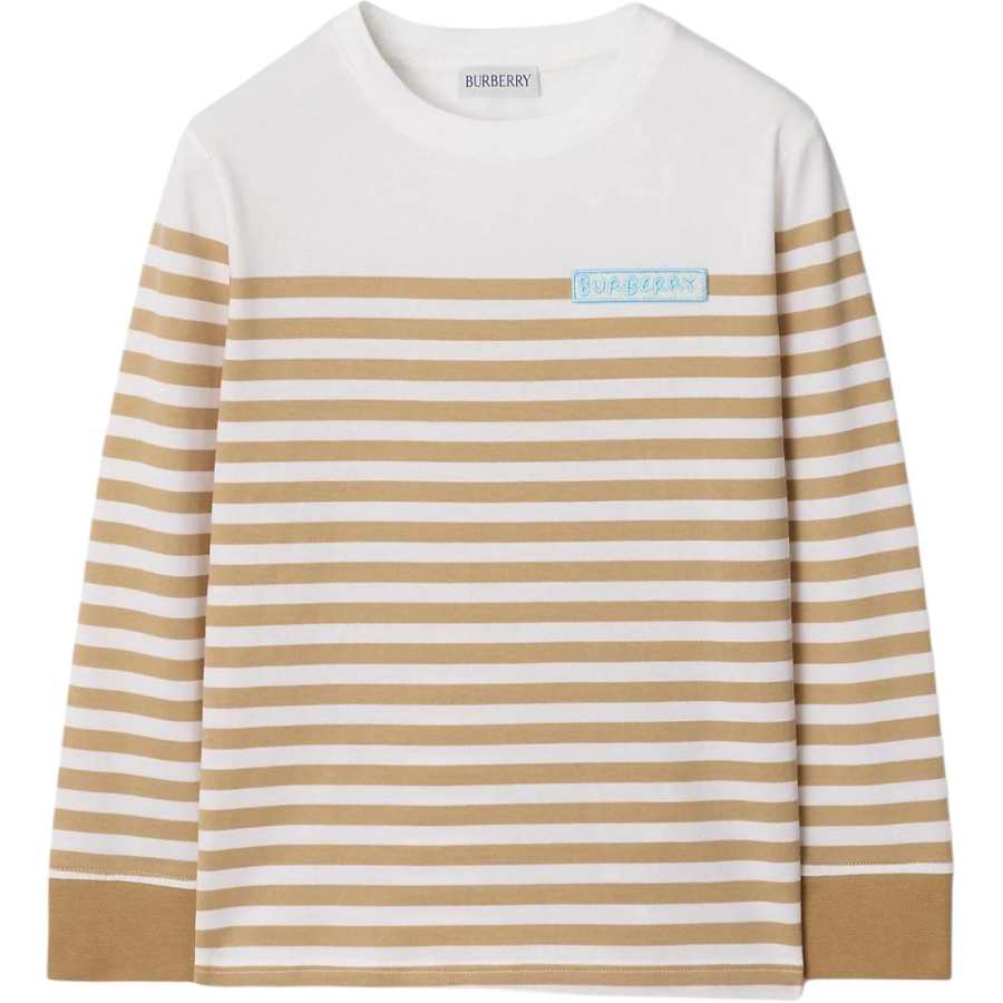 Burberry Kids T Shirts Crew Neck Moderate