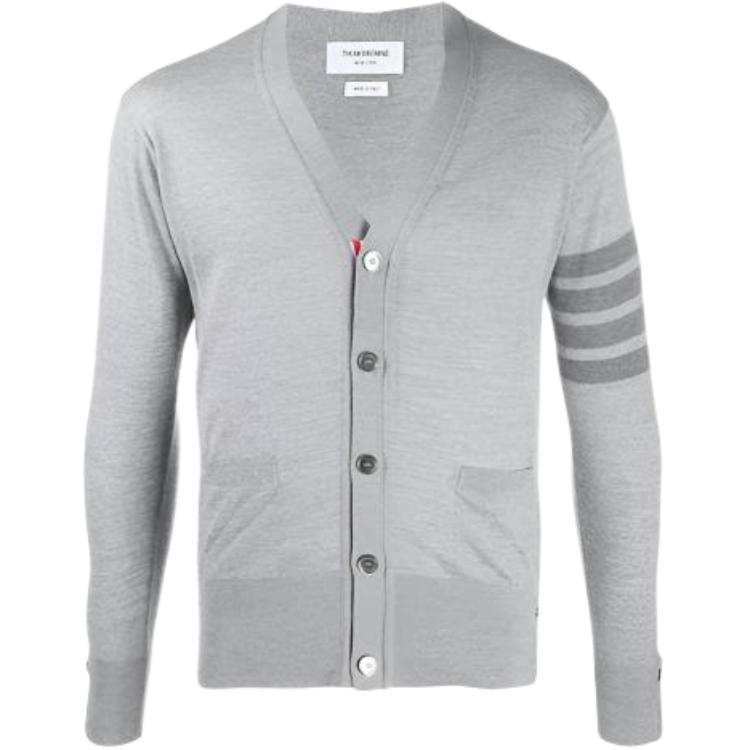 Thom Browne 4-Bar V-neck cardigan