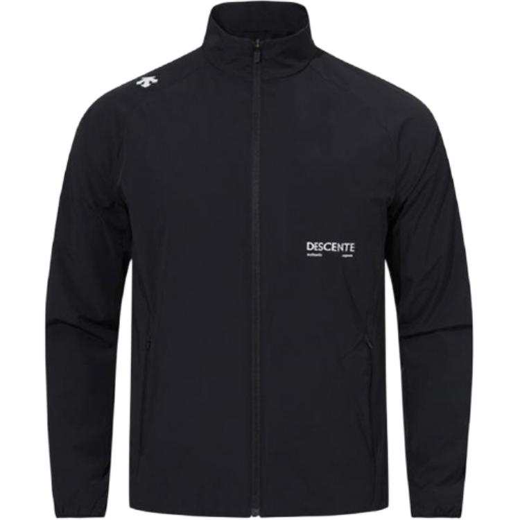 DESCENTE DESCENTE Jackets Men's Black Stand Collar Moderate Other