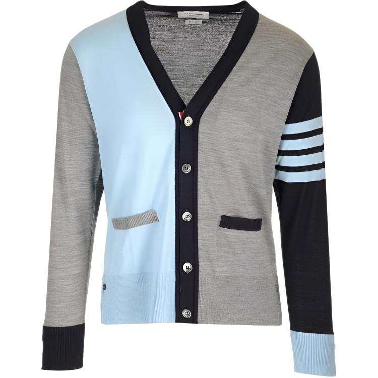 THOM BROWNE THOM BROWNE· Knitwear Men's Gray Blue
